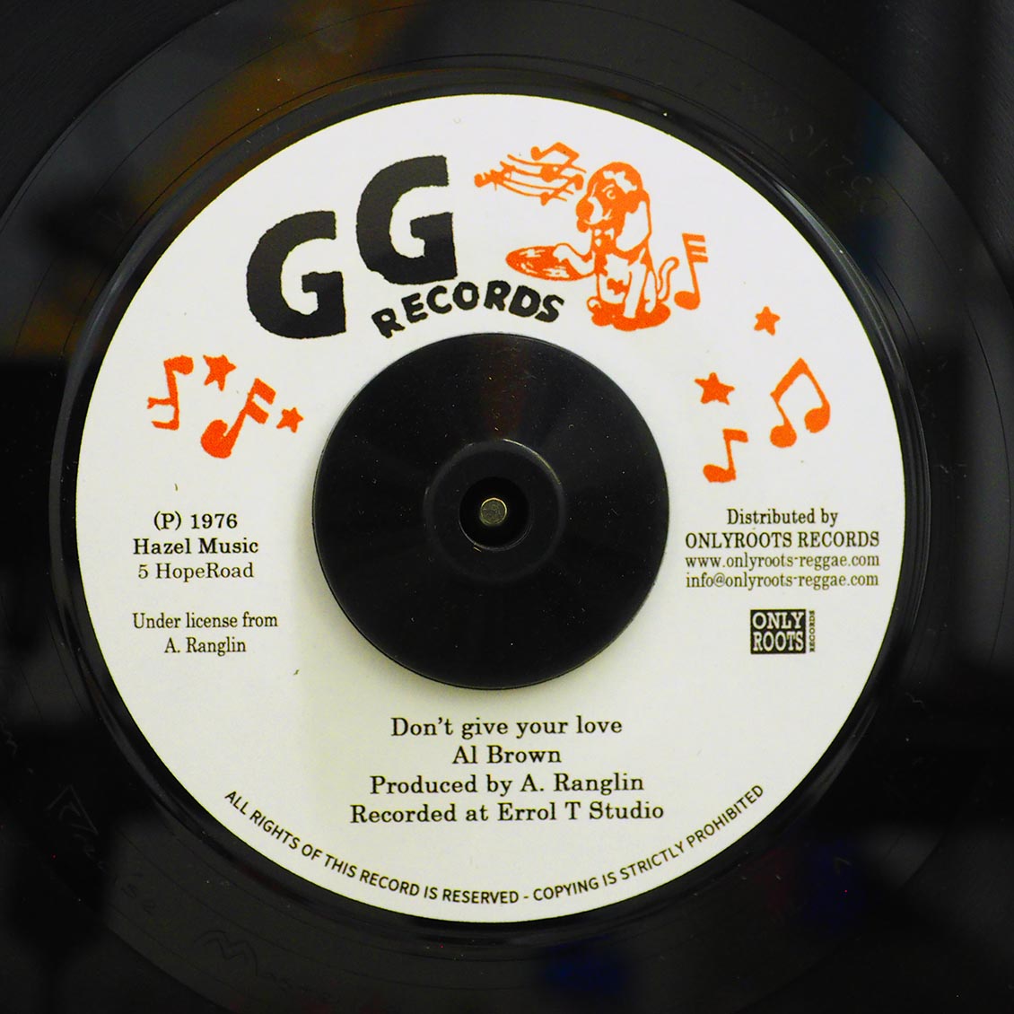 Al Brown - Don't Give Your Love  /  GG All Stars - Part 2 Loving Dub