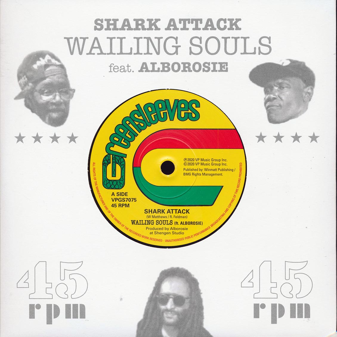 Wailing Souls, Alborosie - Shark Attack  /  Alborosie - Shark Attack Dub