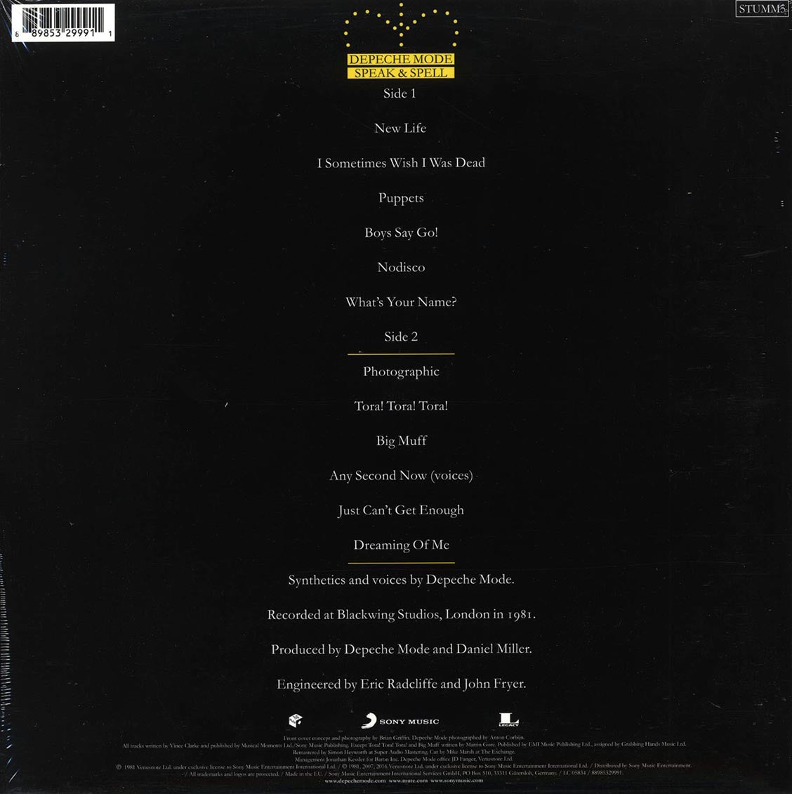 Depeche Mode - Speak & Spell (180g) (remastered)
