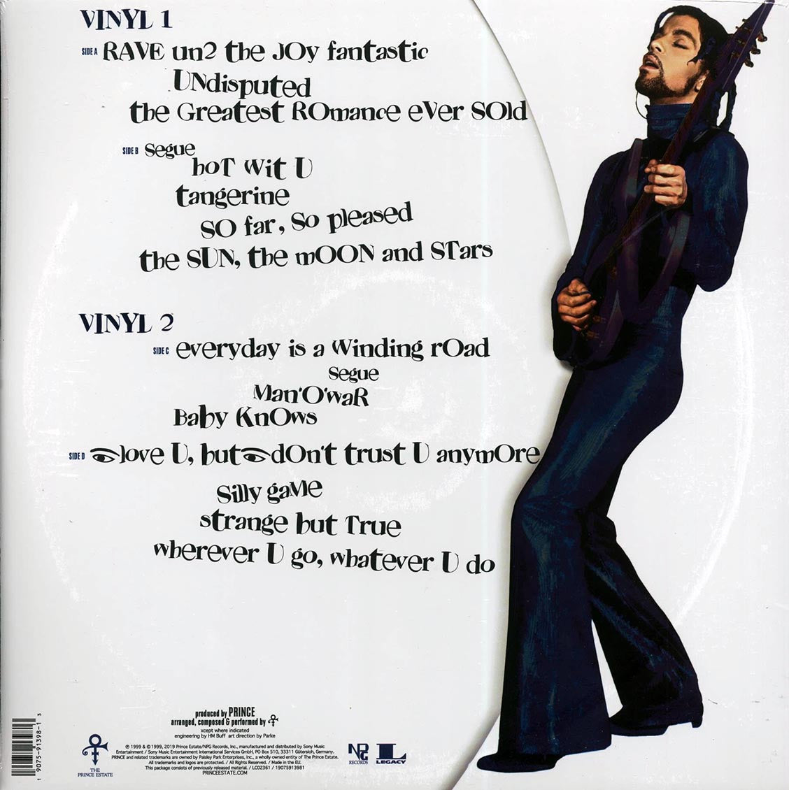 Prince - Rave Un2 The Joy Fantastic (2xLP) (incl. mp3)