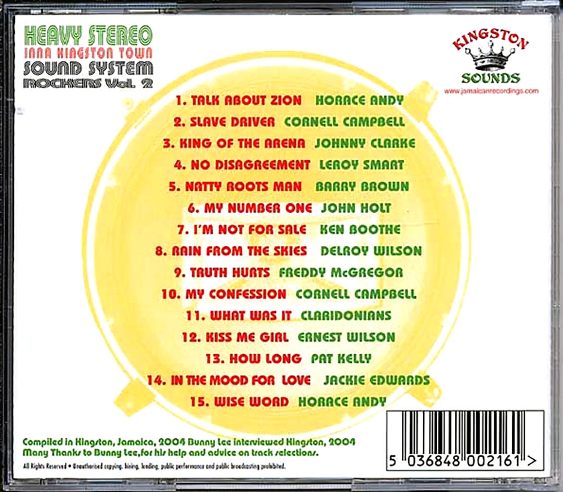 Leroy Smart, Barry Brown, Cornell Campbell, Etc. - Sound System Rockers Volume 2: Heavy Stereo Inna Kingston Town