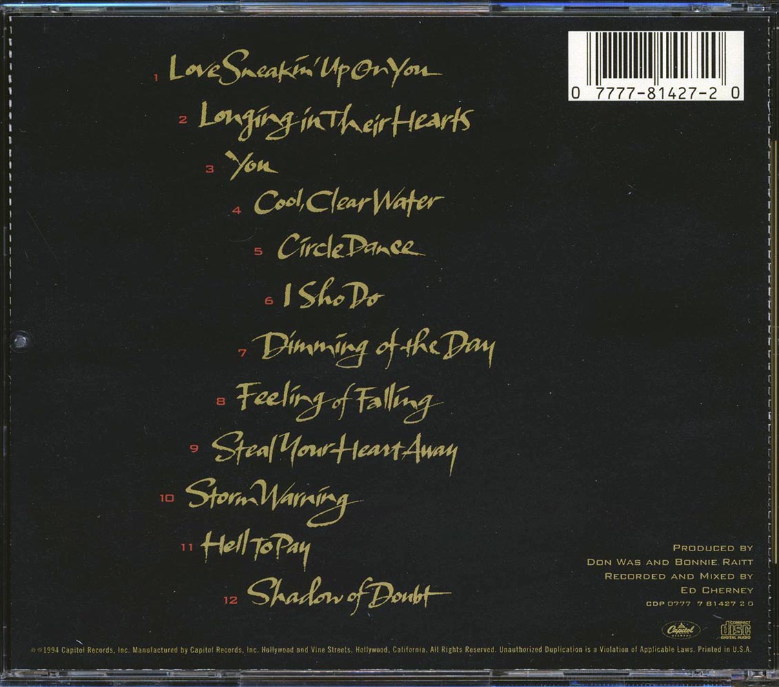 Bonnie Raitt - Longing In Their Hearts