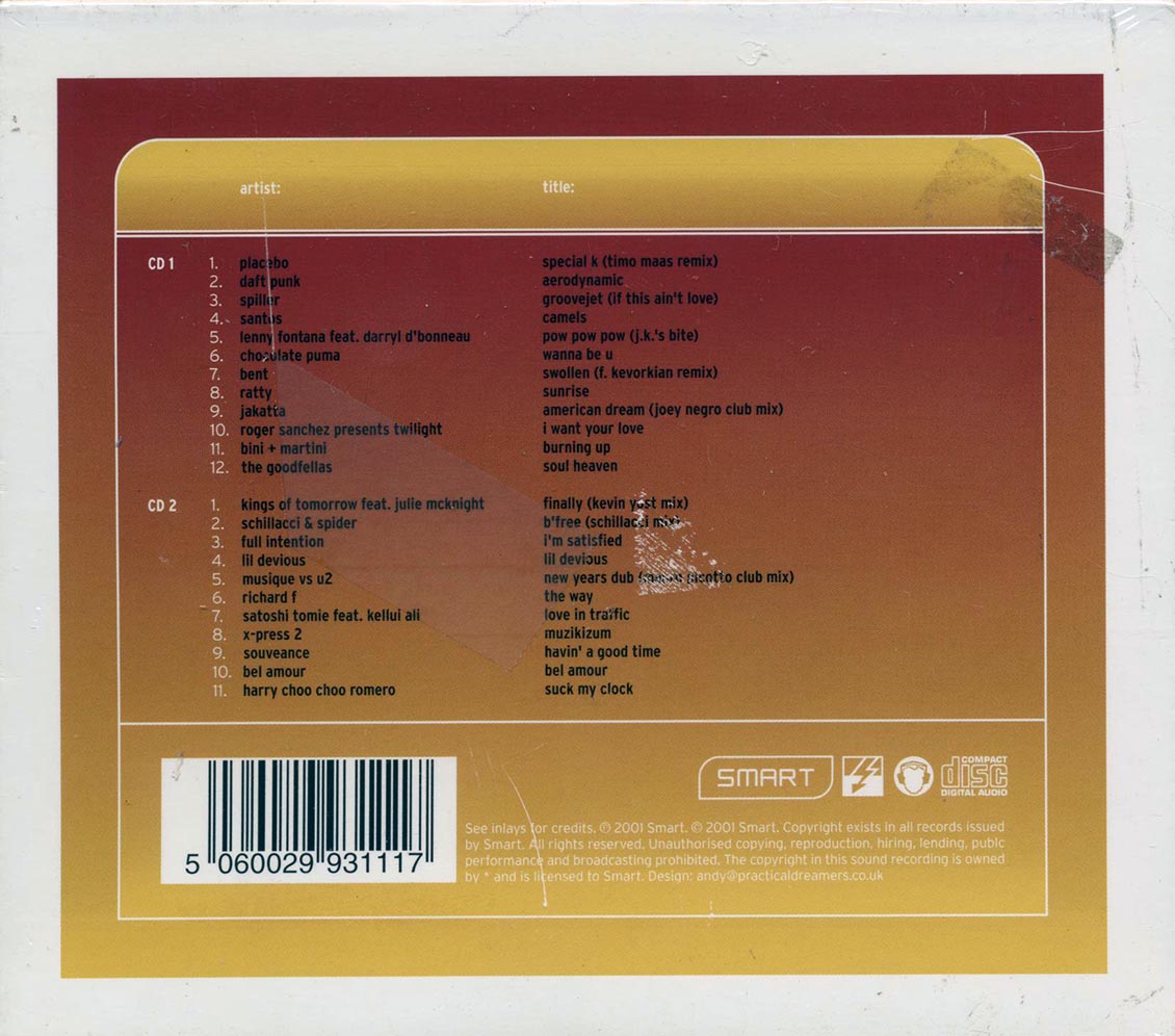 Daft Punk, Placebo, Spiller, Etc. - Burning Up: The Ultimate Guide To Miami's Most Wanted (23 tracks) (2xCD)