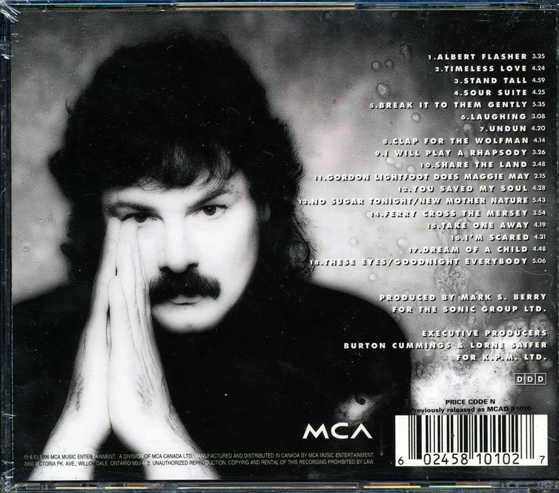 Burton Cummings - Up Close And Alone: The Voice The Songs