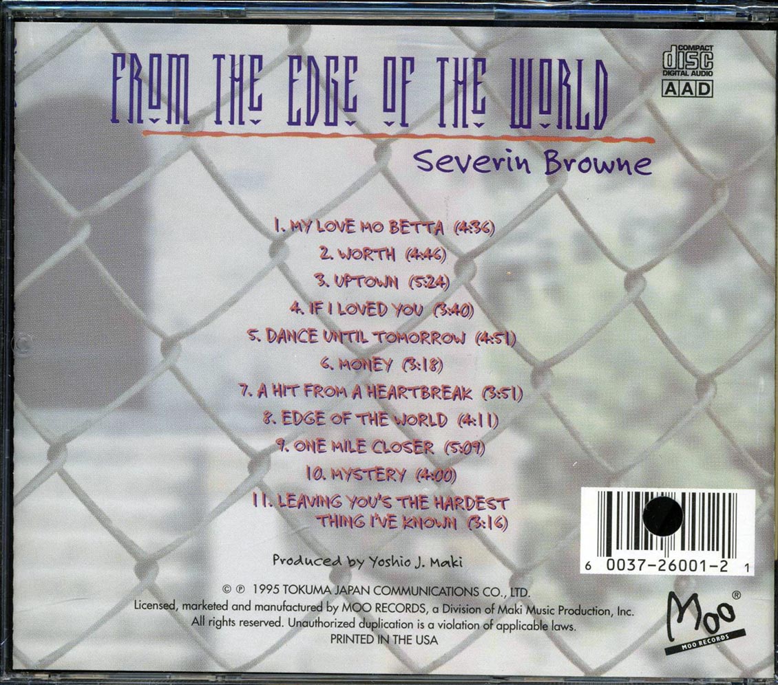 Severin Browne - From The Edge Of The World (marked/ltd stock)