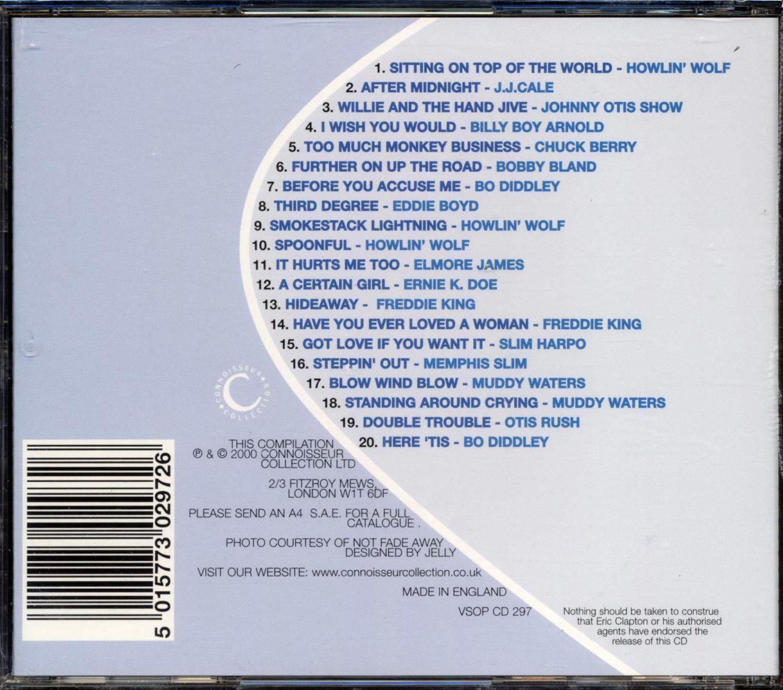 Howlin' Wolf, Bo Diddley, Elmore James, Etc. - Here 'Tis: The Original Versions Of The Songs That Inspired Eric Clapton (20 tracks)