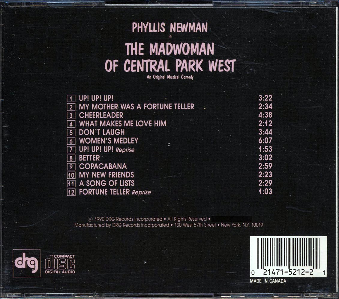Phyllis Newman - The Madwoman Of Central Park West