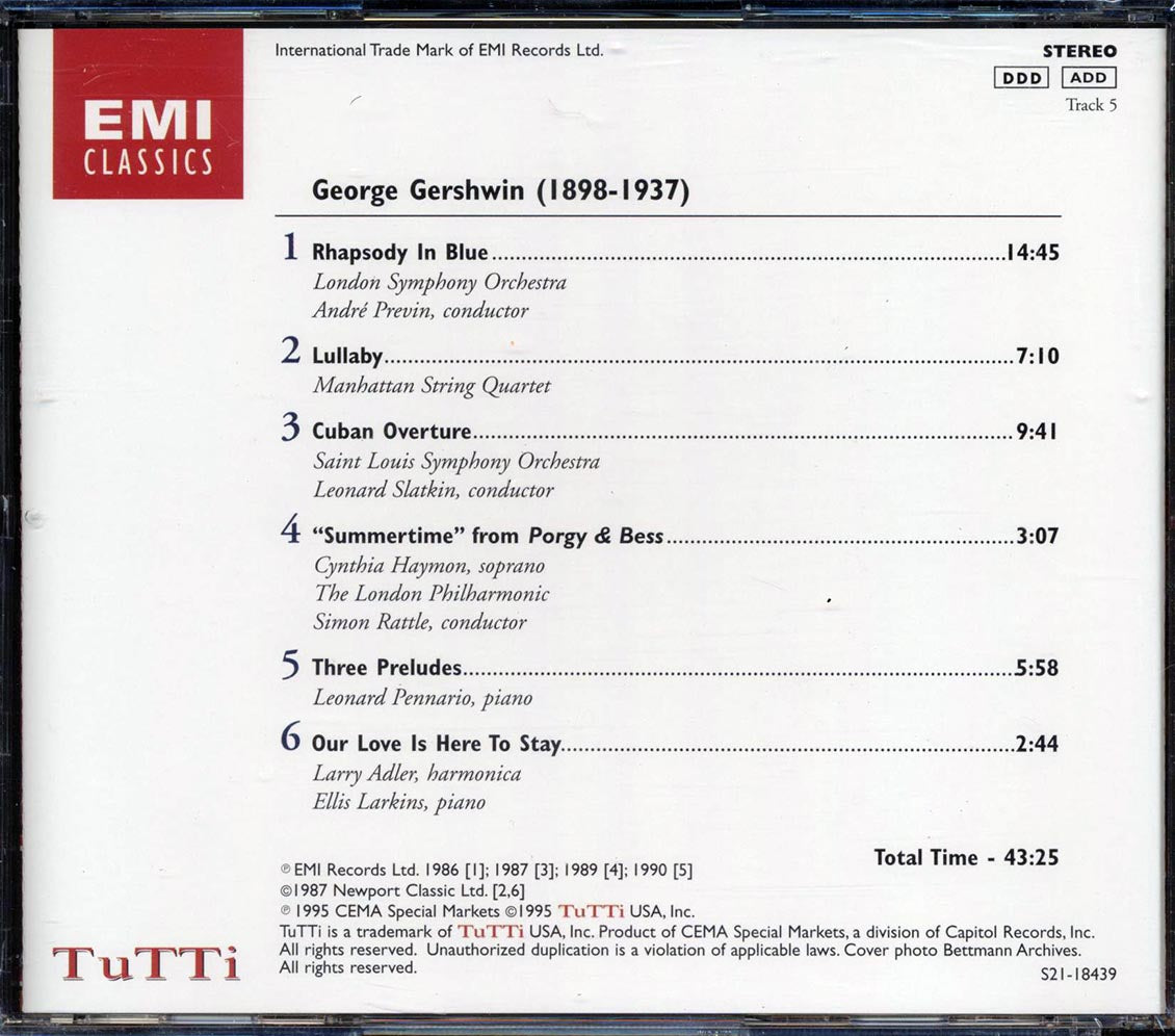George Gershwin - Tutti