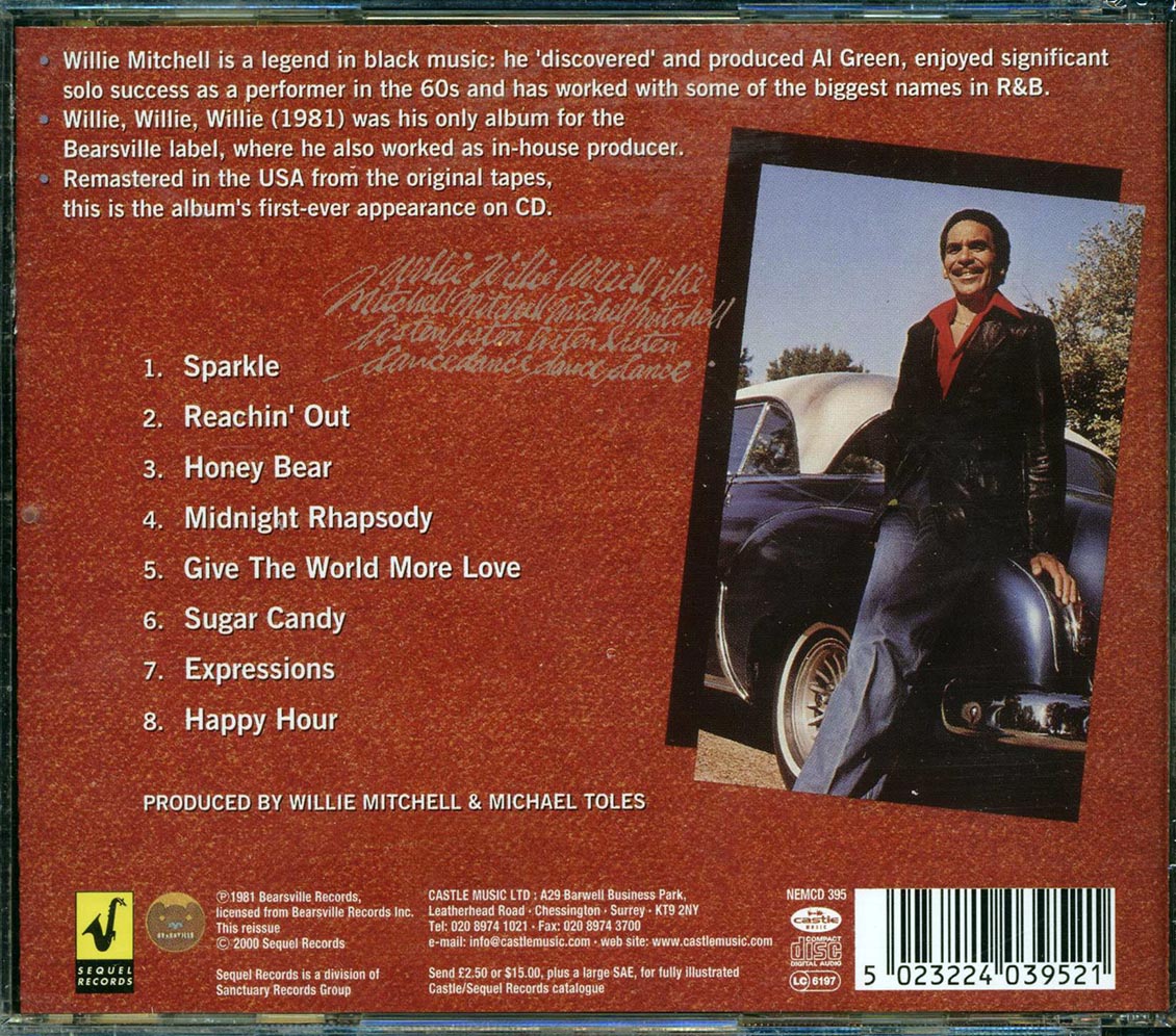 Willie Mitchell - Willie, Willie, Willie (remastered)