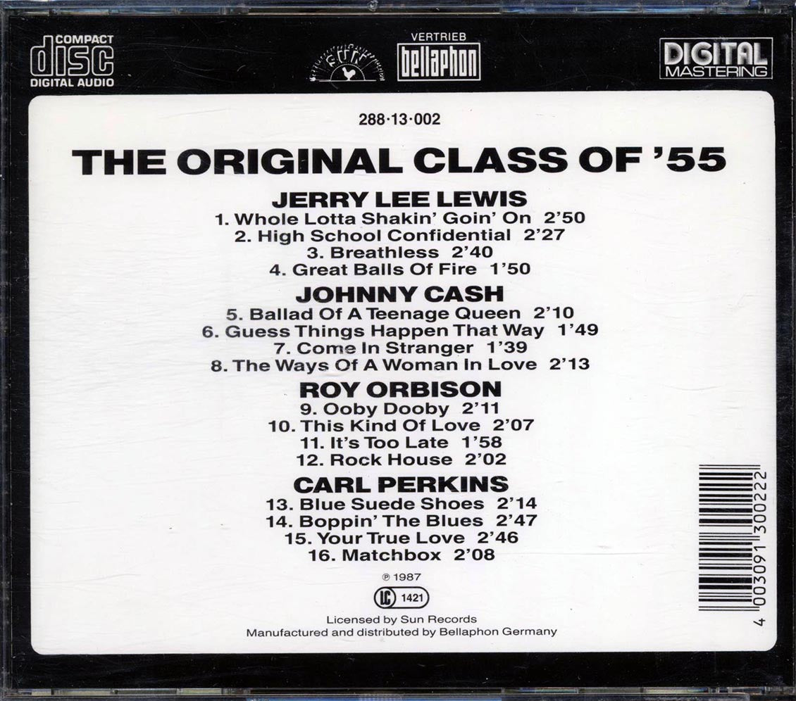 Jerry Lee Lewis, Johnny Cash, Roy Orbison, Carl Perkins - The Original Class Of '55