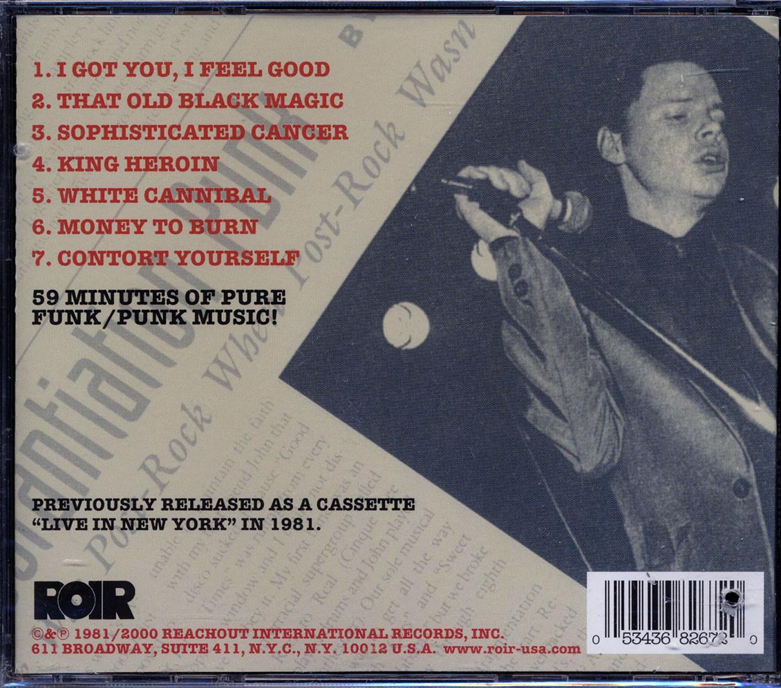 James Chance & The Contortions - White Cannibal (marked/ltd stock)