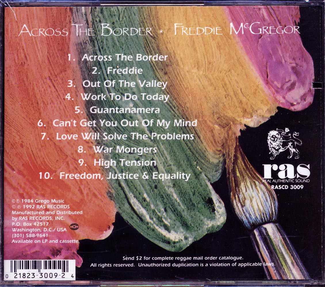 Freddie McGregor - Across The Border (marked/ltd stock)