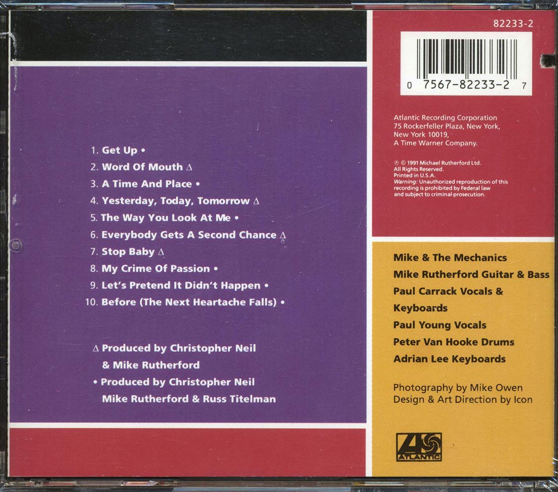 Mike & The Mechanics - Word Of Mouth (marked/ltd stock)