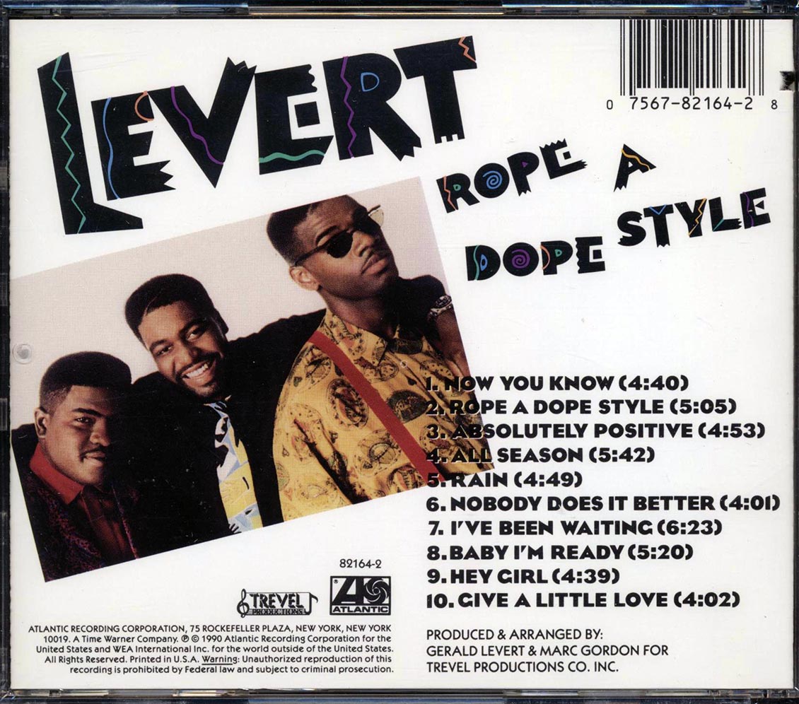 Levert - Rope A Dope Style (marked/ltd stock)