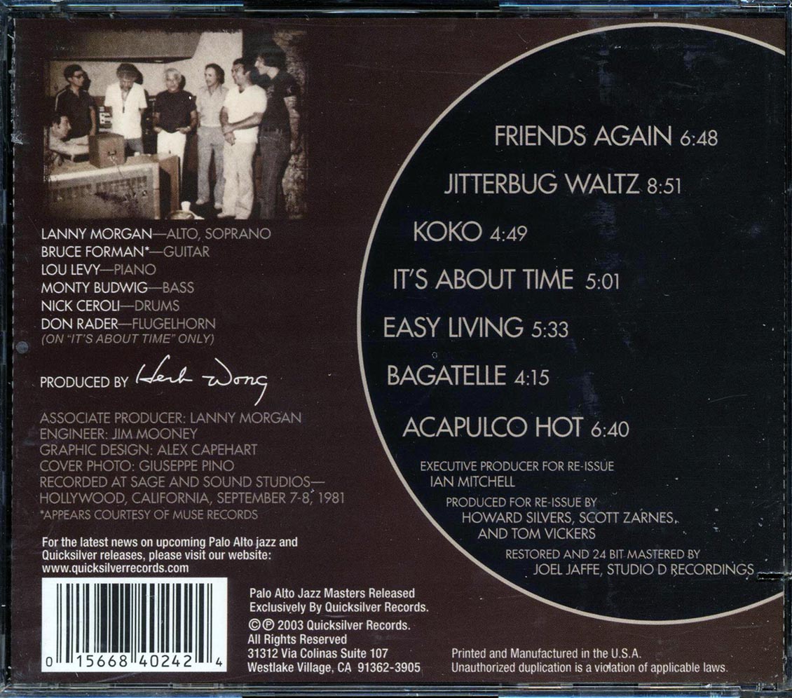 Lanny Morgan - It's About Time (marked/ltd stock)