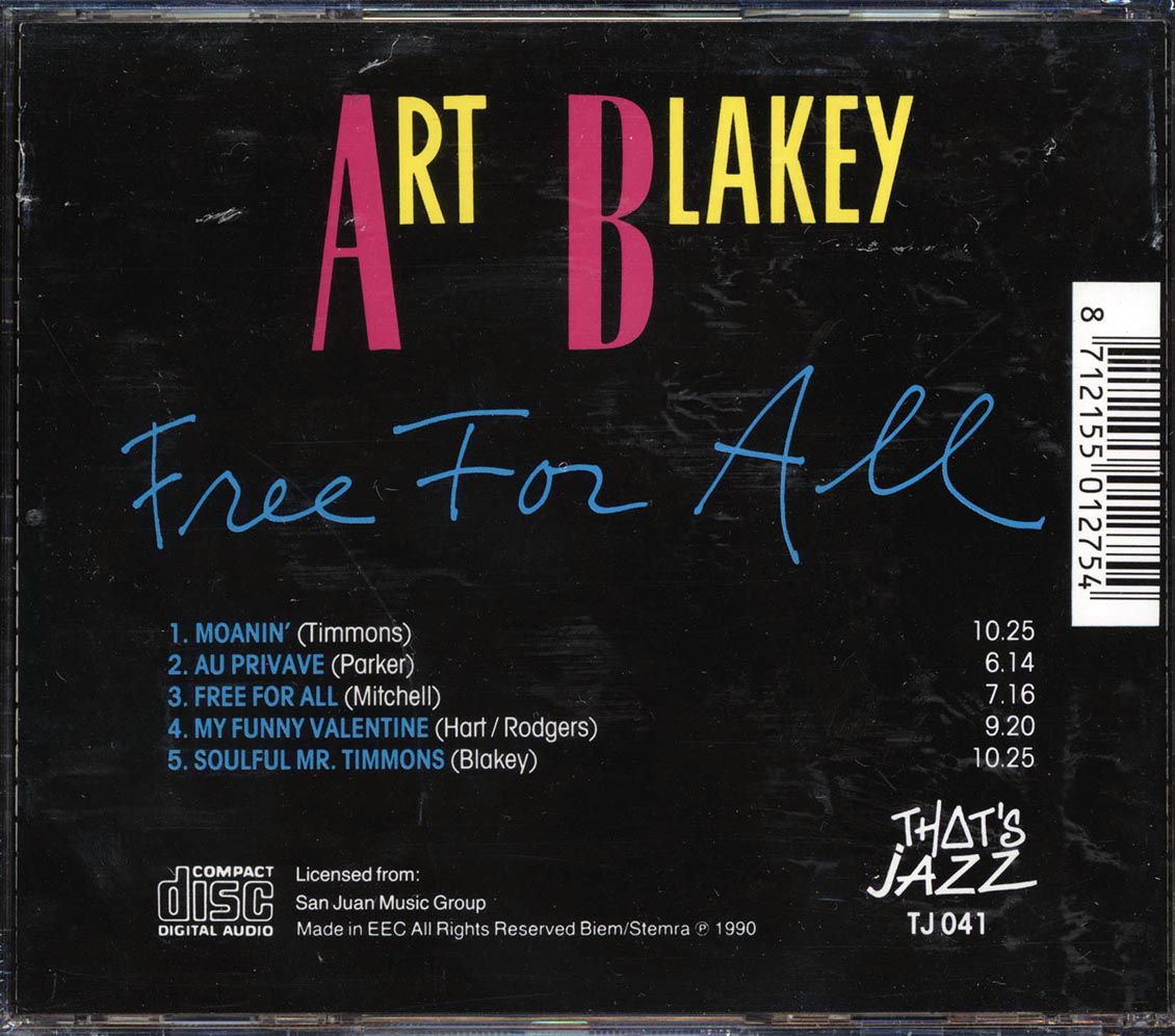 Art Blakey - Free For All