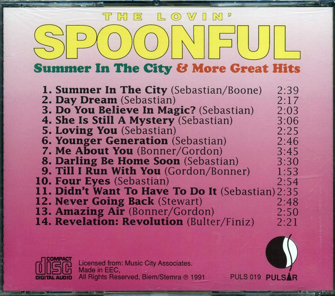 The  Lovin' Spoonful - Summer In The City + More Great Hits