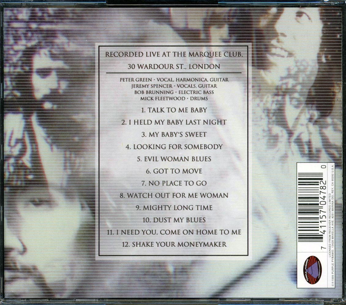 Peter Green's Fleetwood Mac - A Night At The Marquee