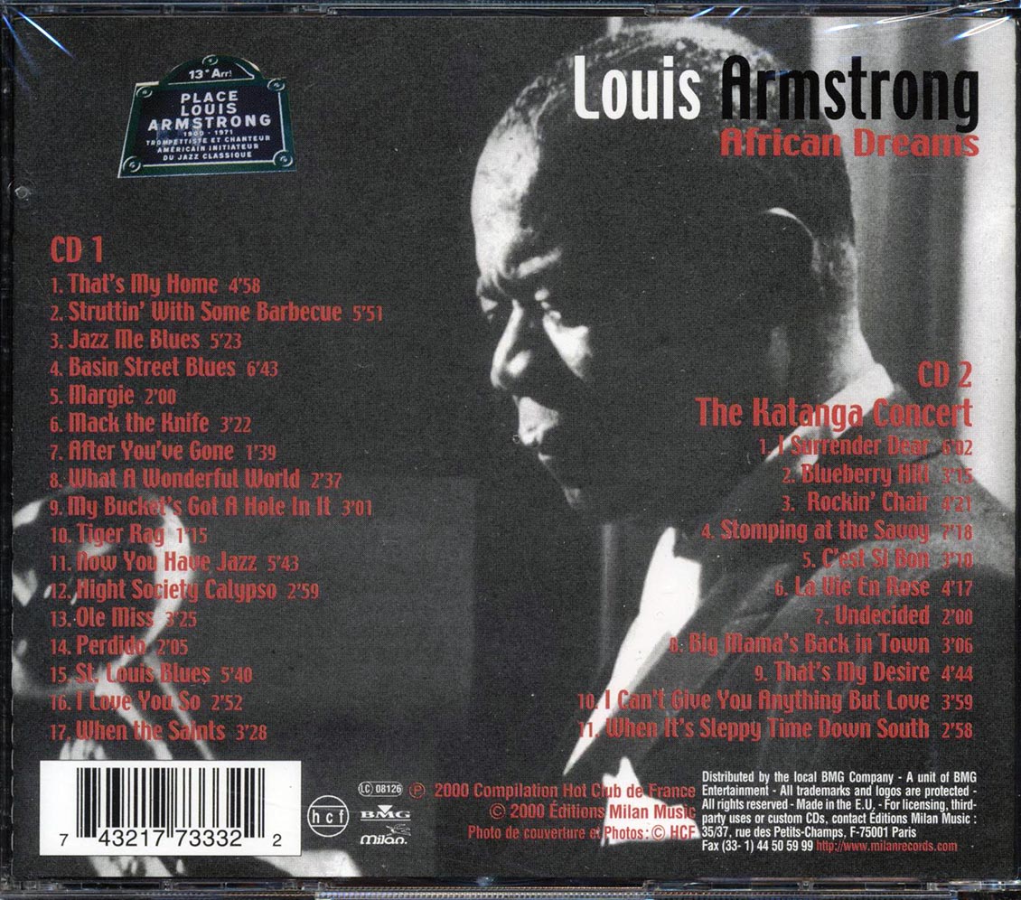 Louis Armstrong - African Dreams (28 tracks) (2xCD)