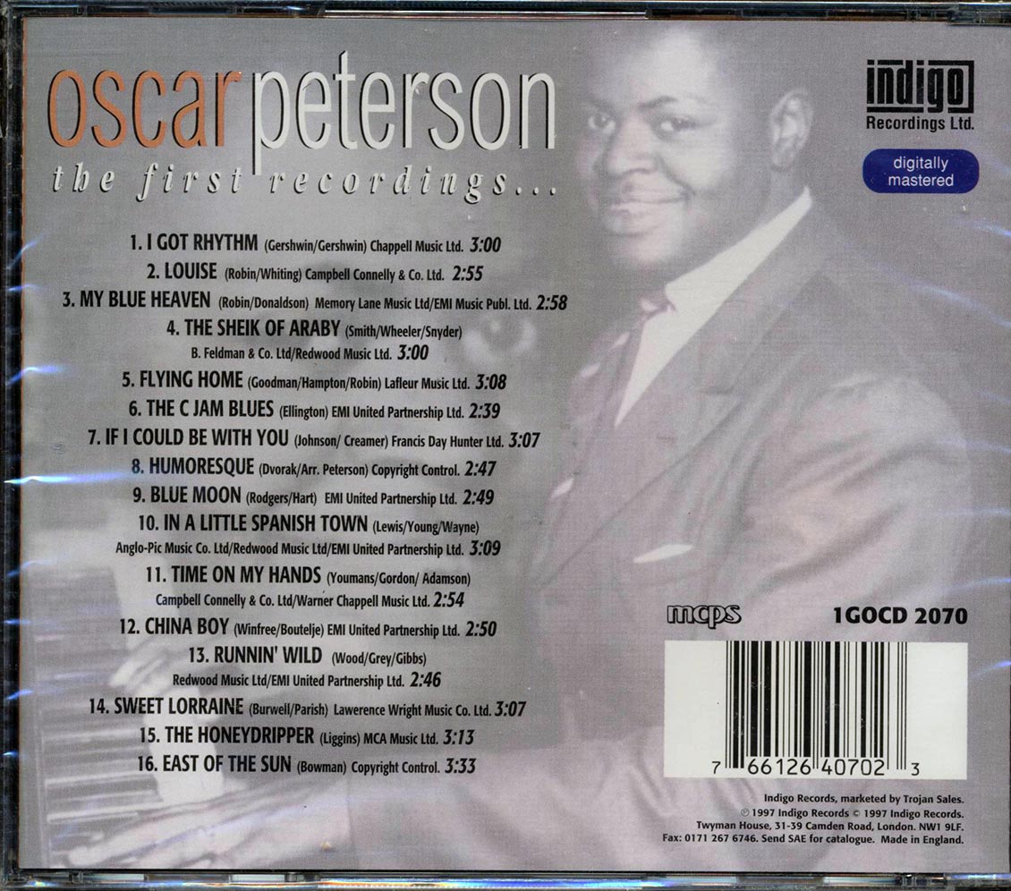 Oscar Peterson - The First Recordings
