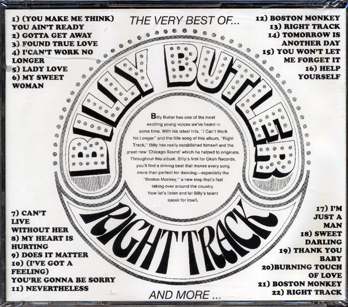Billy Butler - Right Track: The Very Best Of And More