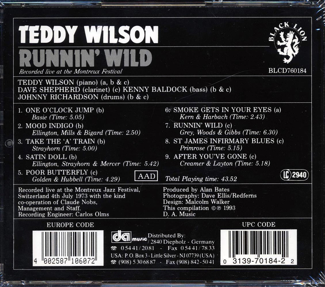 Teddy Wilson - Runnin' Wild