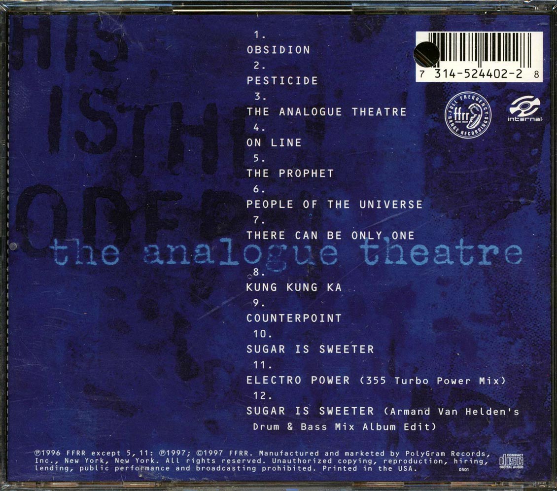CJ Bolland - The Analogue Theatre (marked/ltd stock)