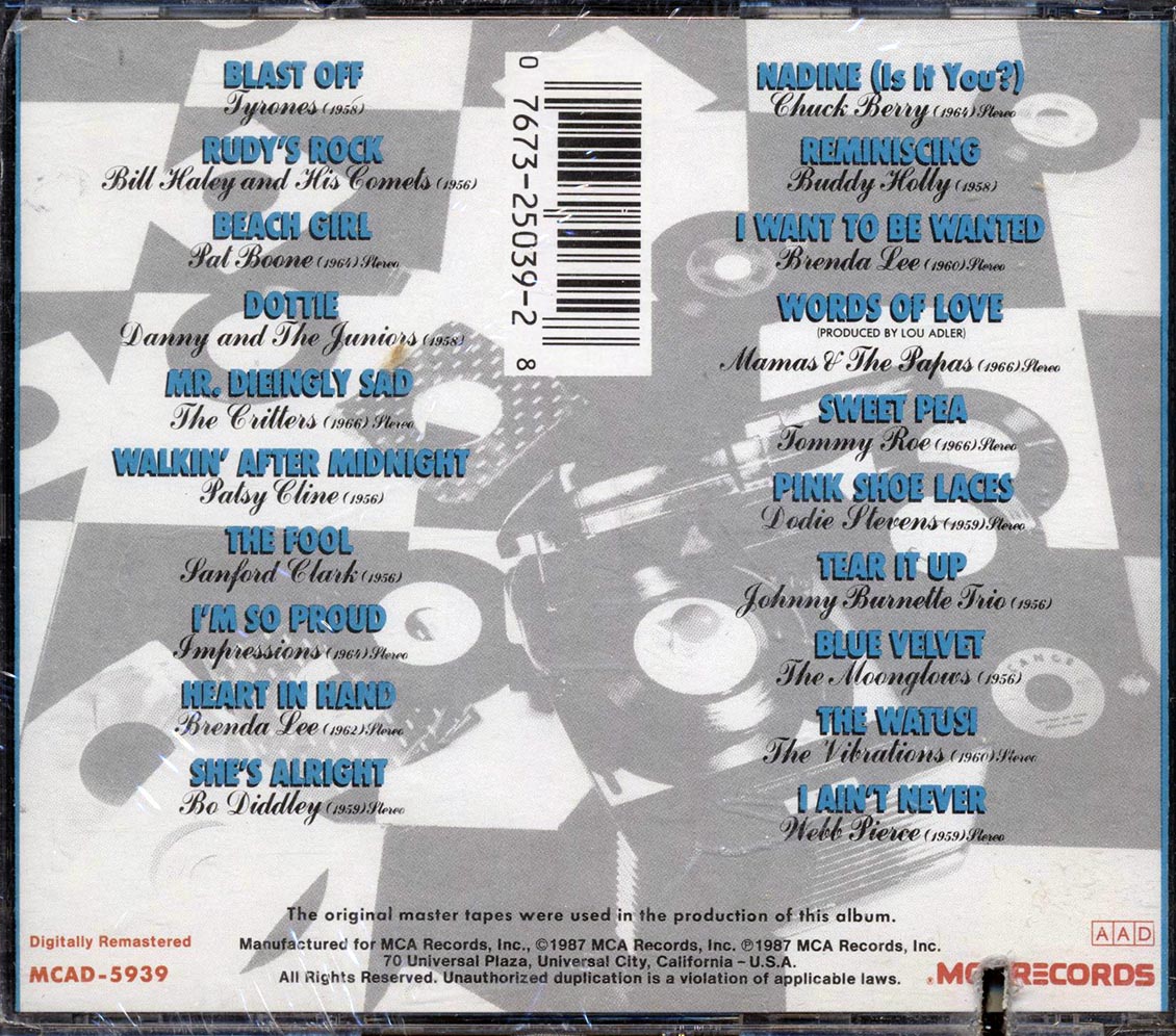 Tyrones, Pat Boone, Patsy Cline, Etc. - Vitage Music Volumes 17 & 18 (marked/ltd stock)