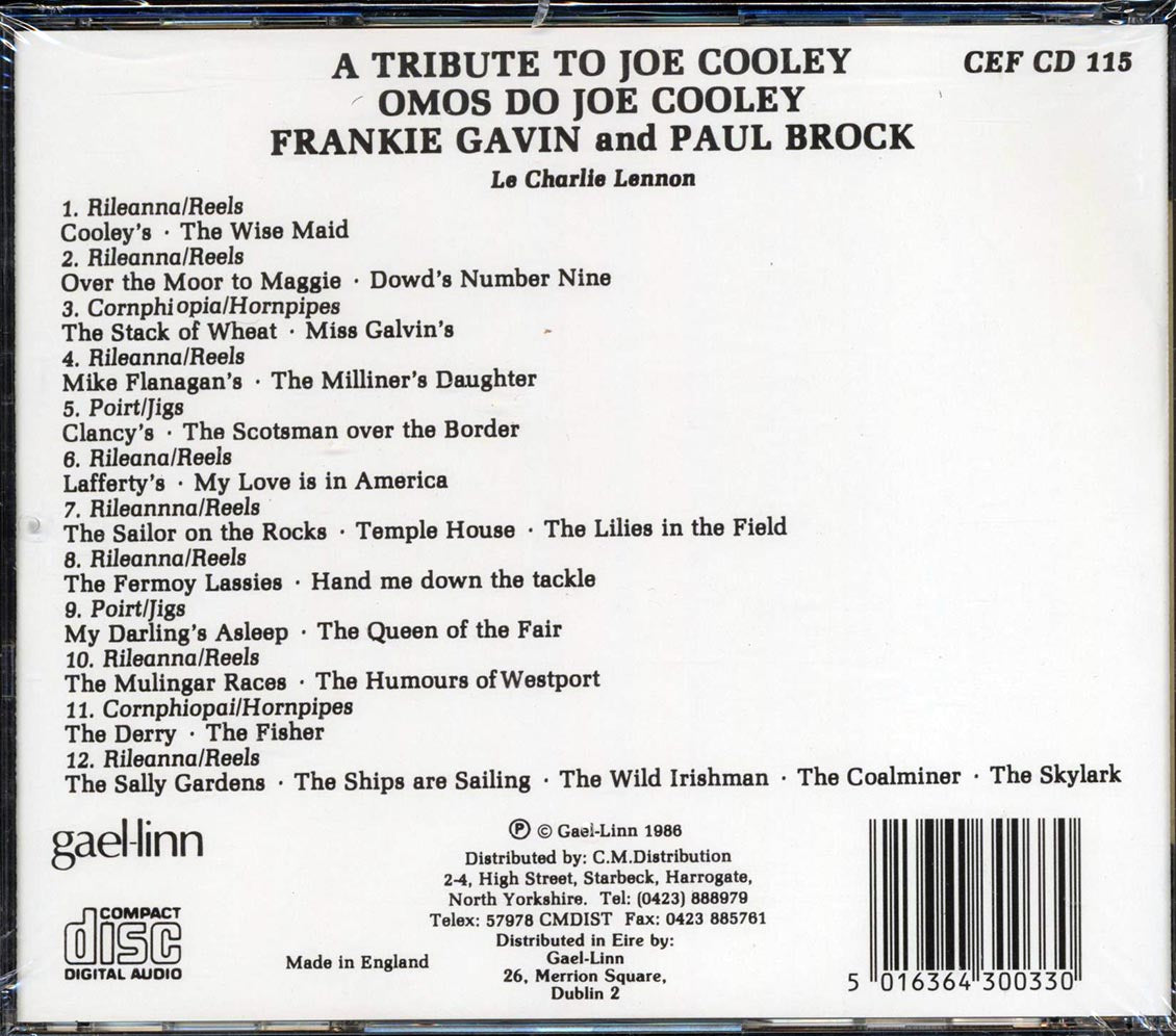 Frankie Gavin, Paul Brock - A Tribute To Joe Cooley