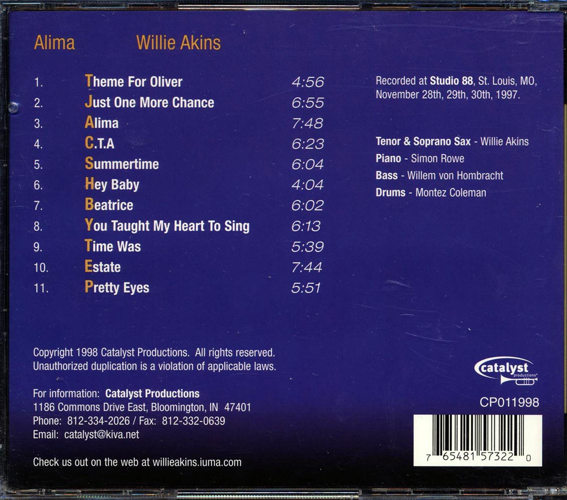 Willie Akins - Alima
