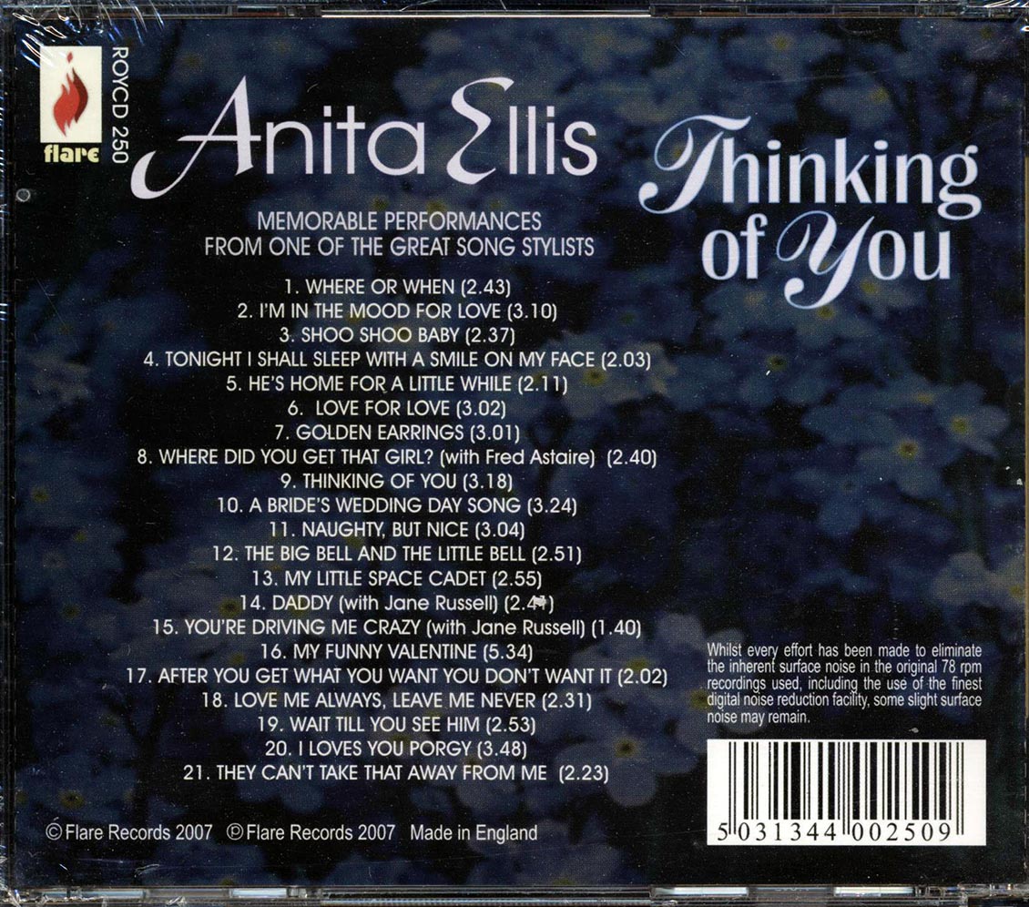 Anita Ellis - Thinking Of You (21 tracks)