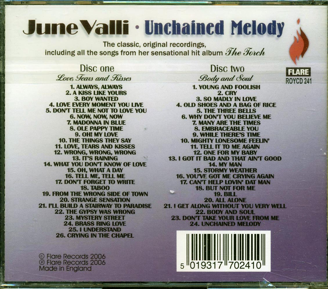 June Valli - Unchained Melody (50 tracks) (2xCD)