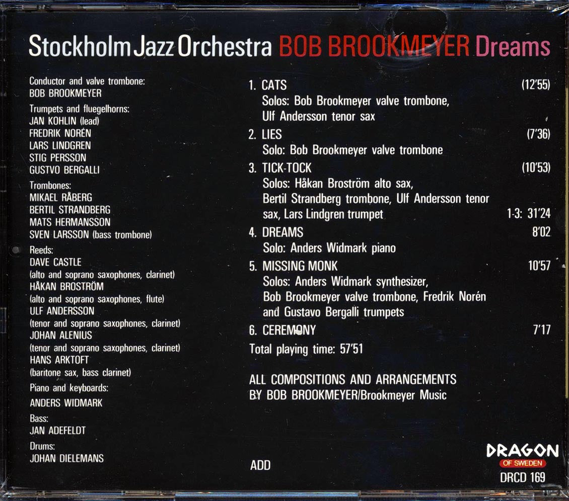Stockholm Jazz Orchestra, Bob Brookmeyer - Dreams