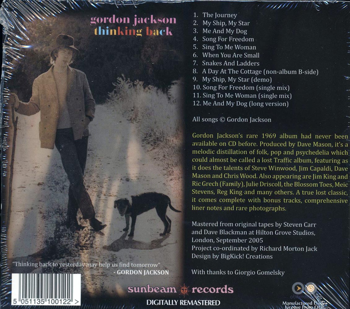 Gordon Jackson - Thinking Back (remastered)
