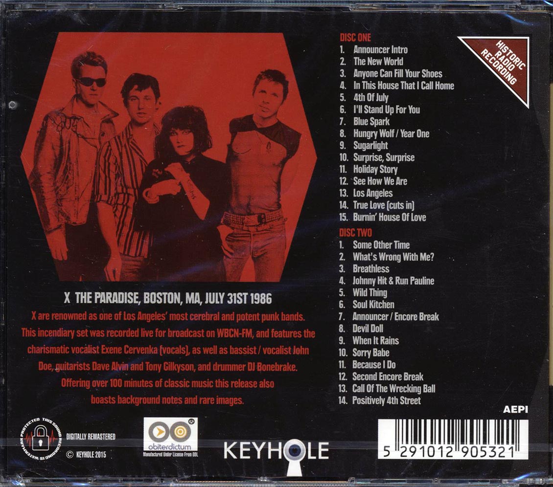 X - The New World Live (29 tracks) (2xCD) (remastered)