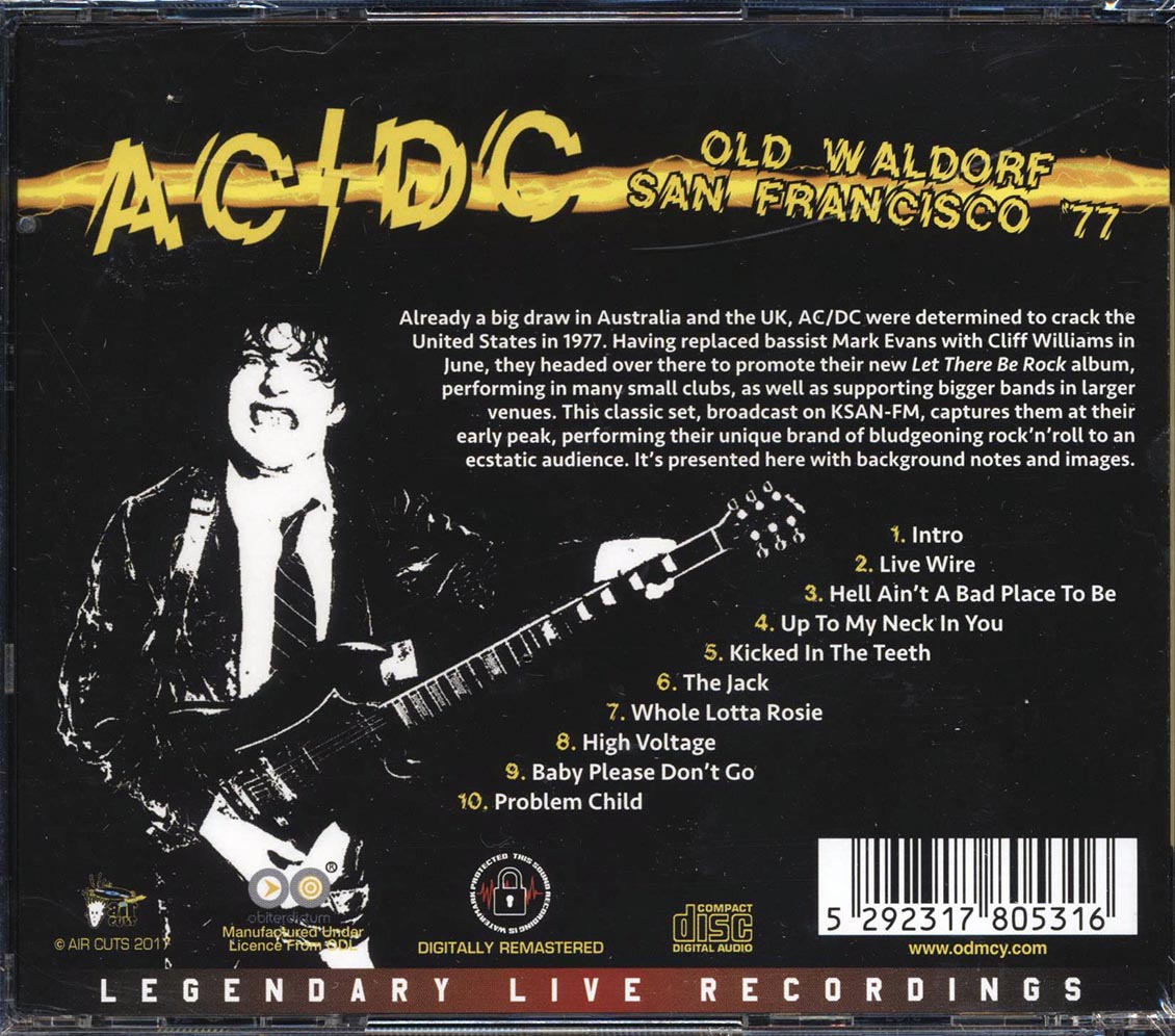 AC/DC - Old Waldorf San Francisco '77 (remastered)
