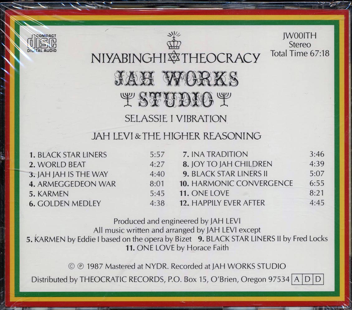 Jah Levi & The Higher Reasoning - Selassie I Vibration