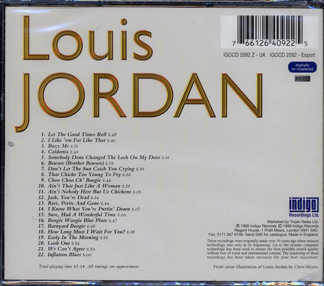 Louis Jordan - Reet Petite And Gone