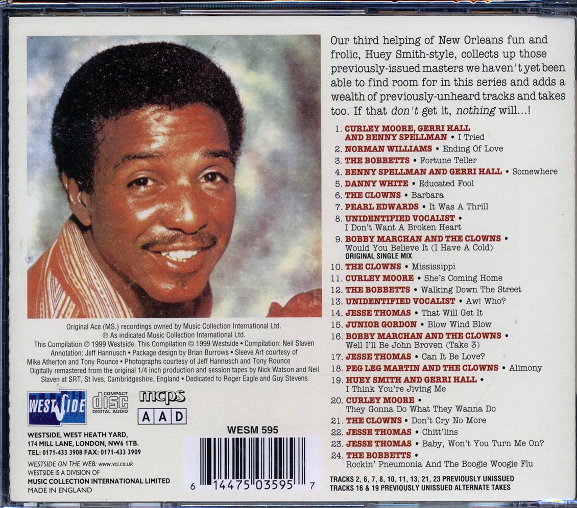 Huey Piano Smith - That'll Get It: Even More Of The Best (24 tracks)