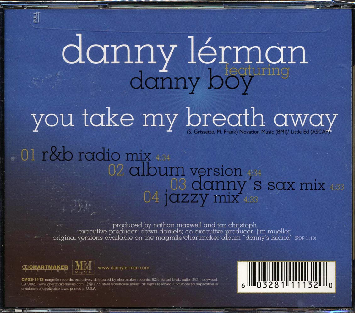 Danny Lerman - You Take My Breath Away