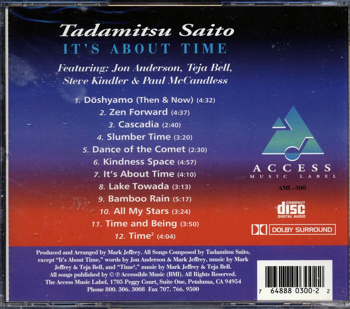 Tadamitsu Saito - It's About Time