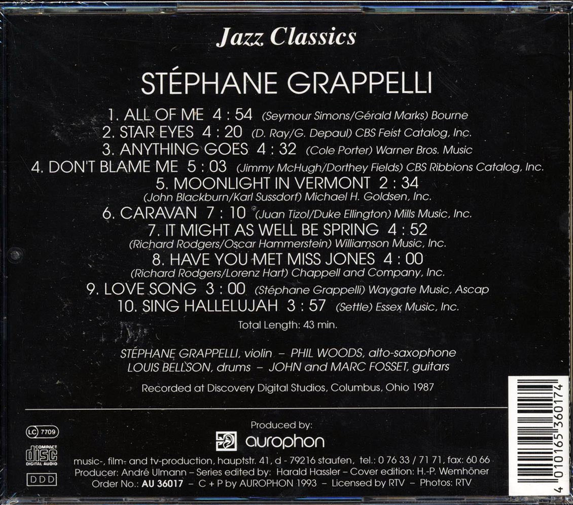 Stephane Grappelli - Jazz Classics