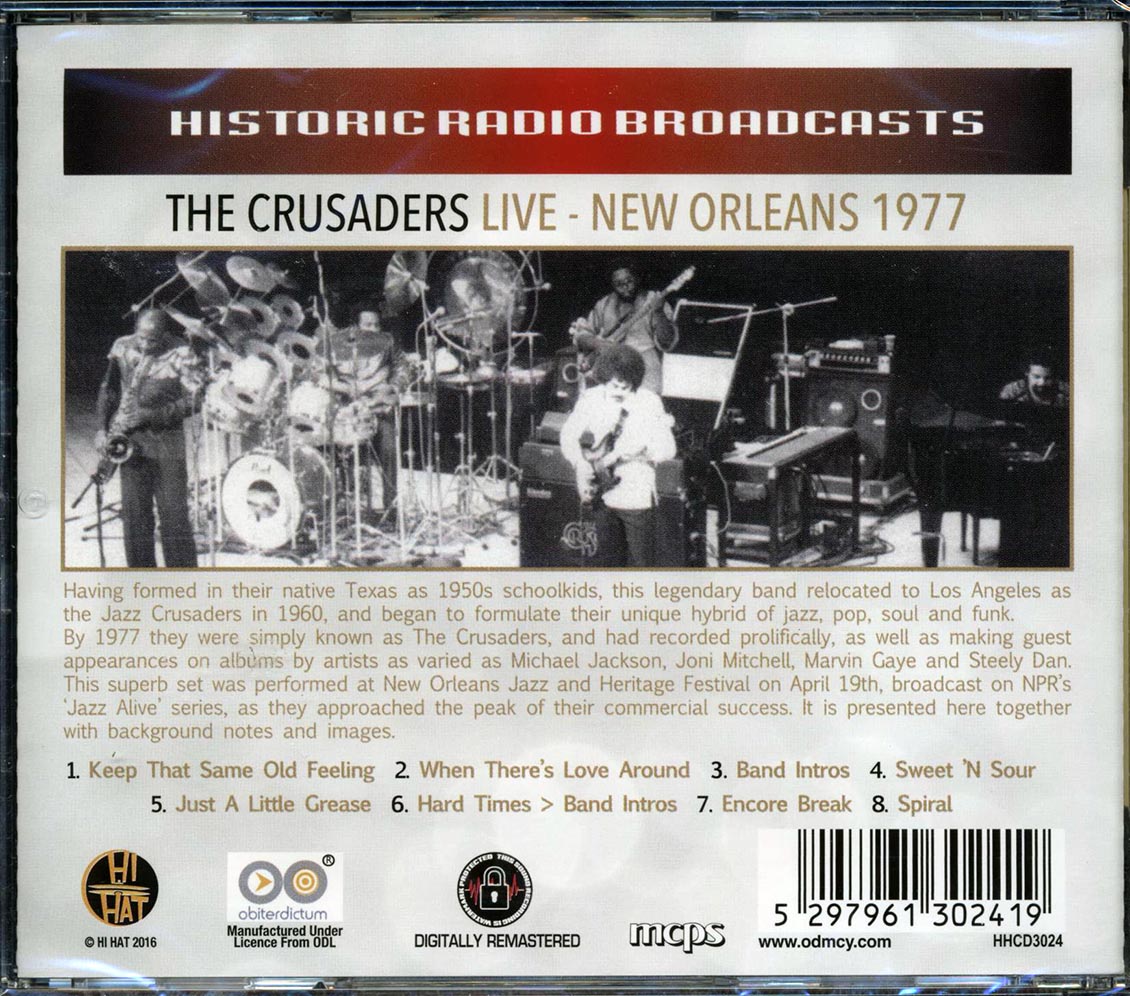 The Crusaders - Live: New Orleans 1977 (remastered)