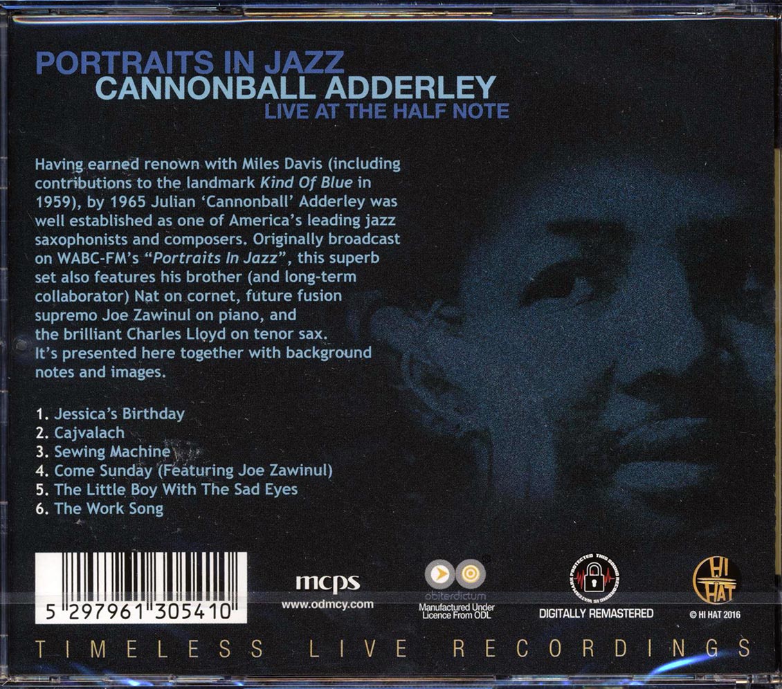 Cannonball Adderley - Portraits In Jazz: Live At The Half Note (remastered)