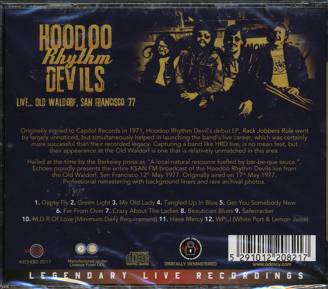 Hoodoo Rhythm Devils - Live Old Waldorf, San Francisco '77 (remastered)