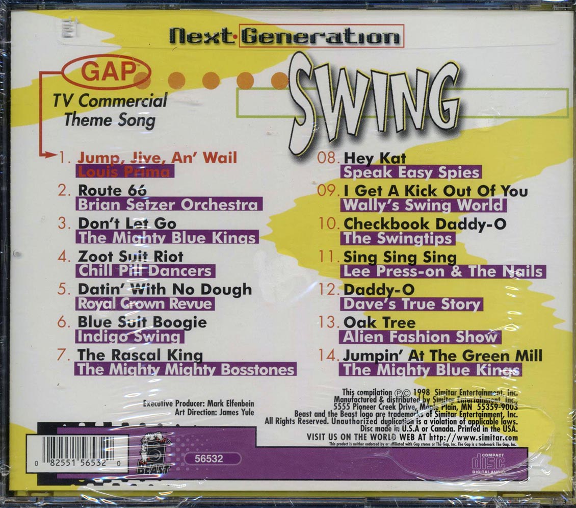 Louis Prima, Indigo Swing, Brian Setzer Orchestra, Etc. - Next Generation Swing