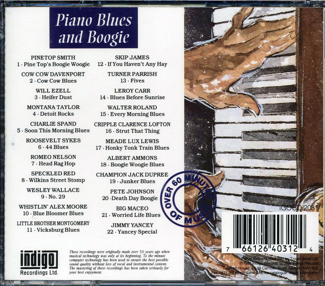 Skip James, Charlie Spand, Pinetop Smith, Etc. - Strut That Thing: Piano Blues And Boogie (22 tracks)