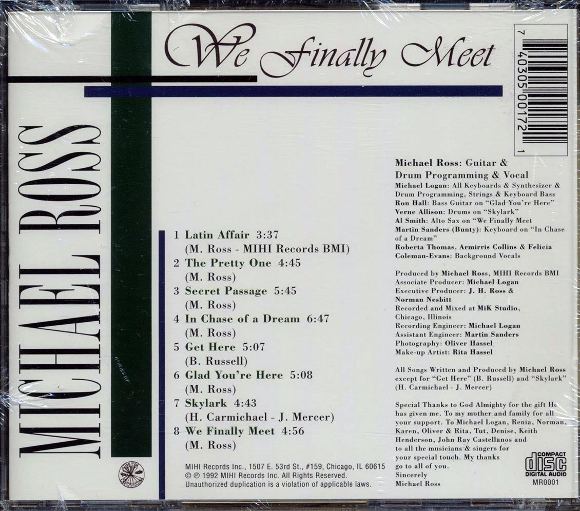 Michael Ross - We Finally Meet