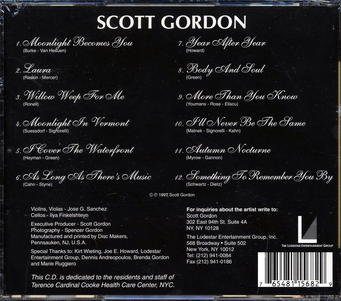 Scott Gordon - Something To Remember You By