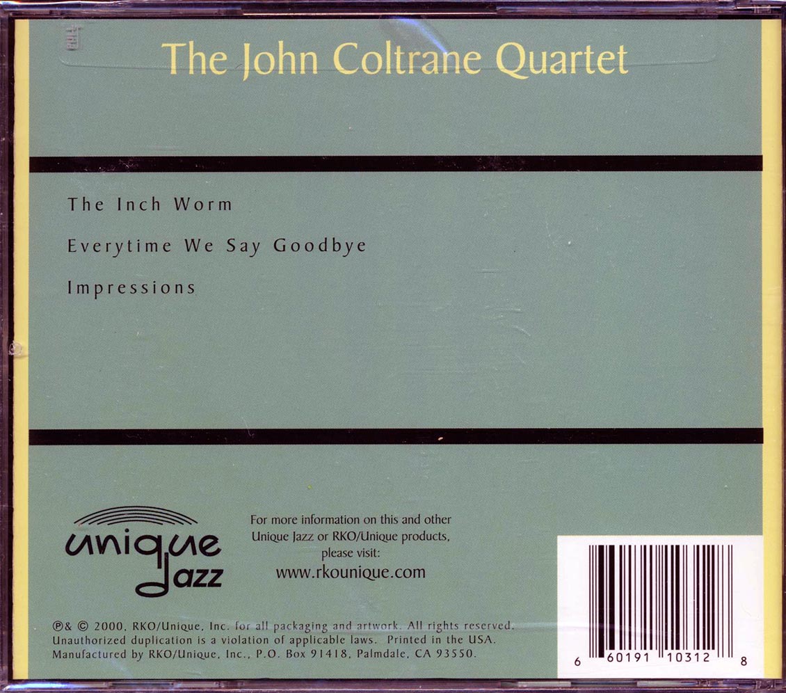 The John Coltrane Quartet - Live In 1962!